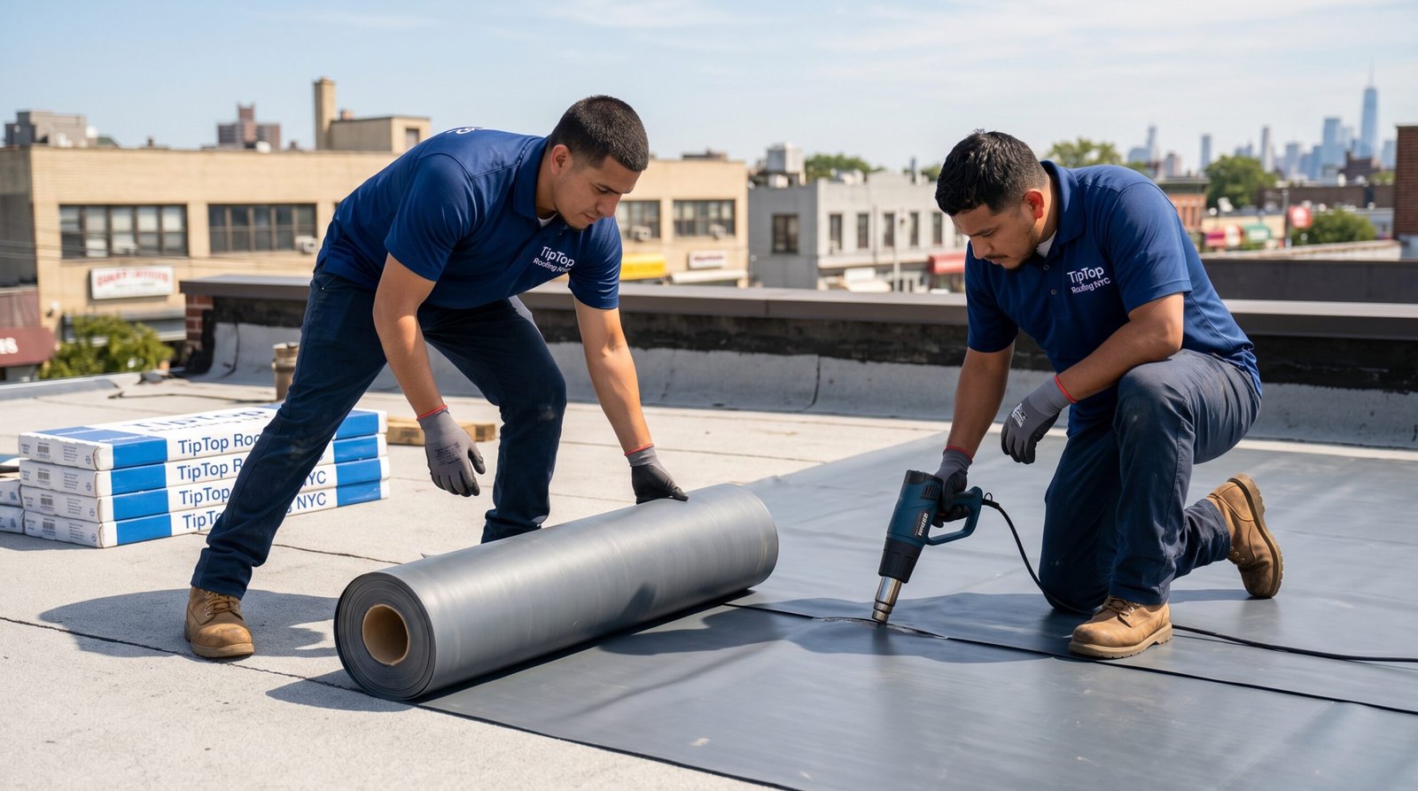 flat roofing in the Bronx