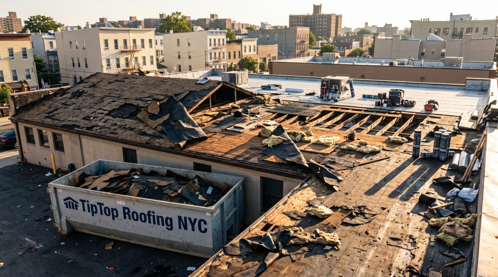 flat roofing in the Bronx