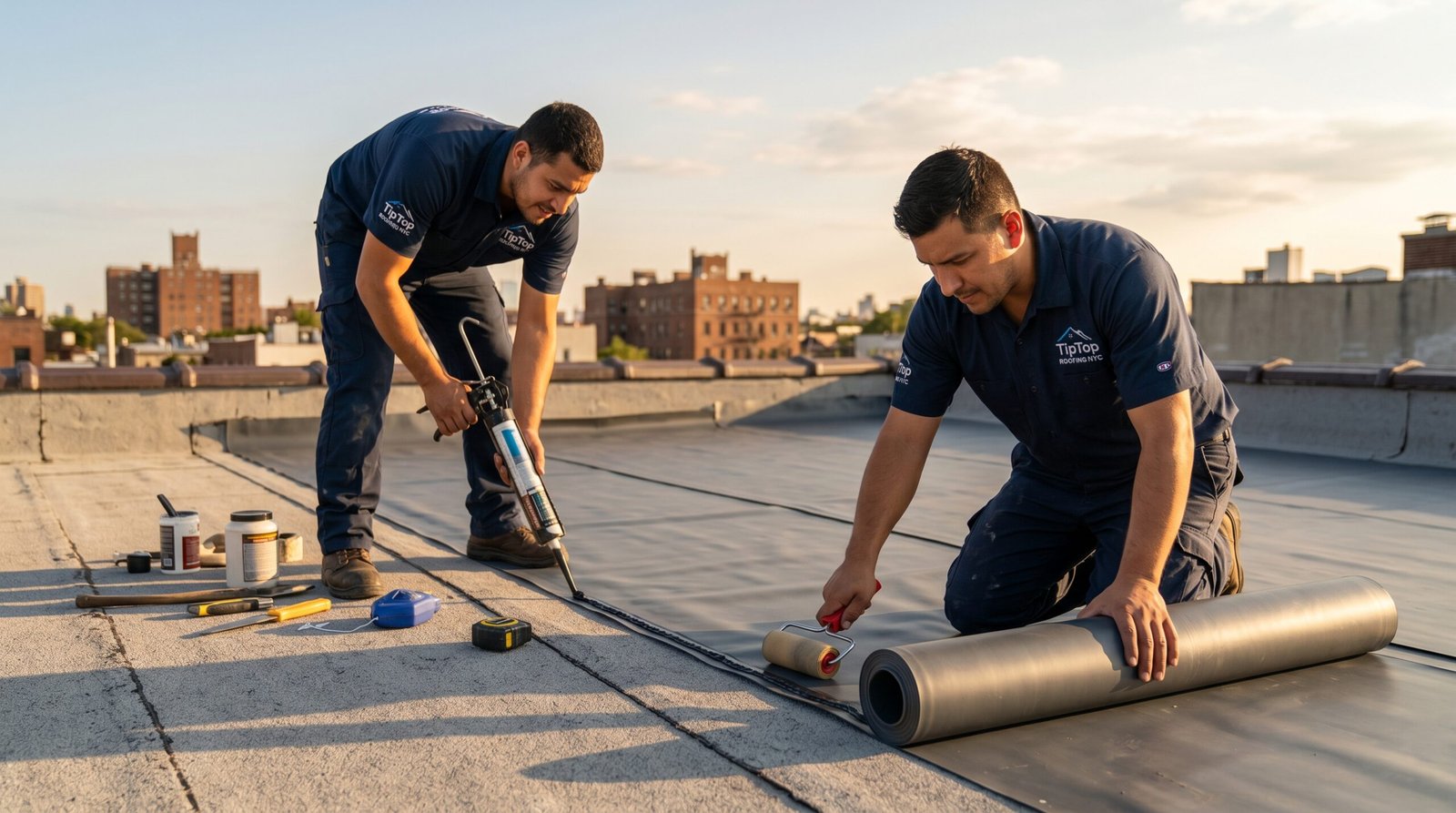 flat roofing in Brooklyn