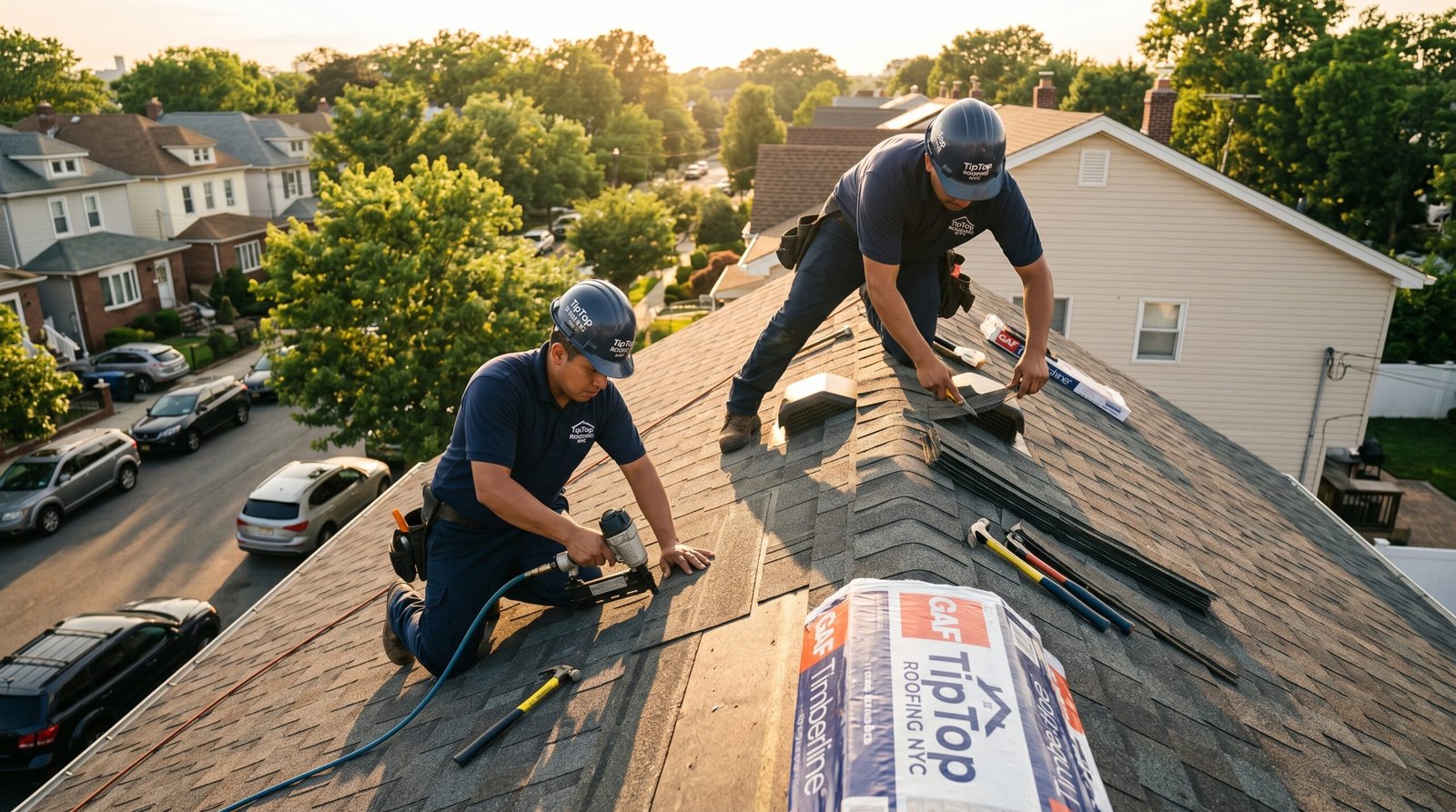 roof replacement in Queens