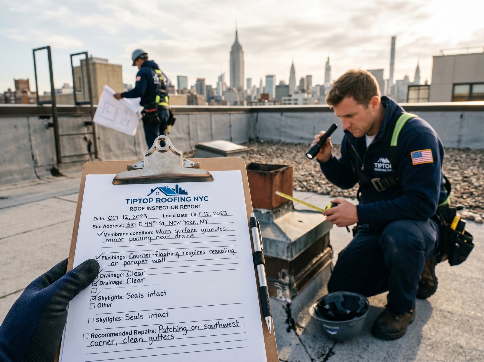 roof inspection in Manhattan