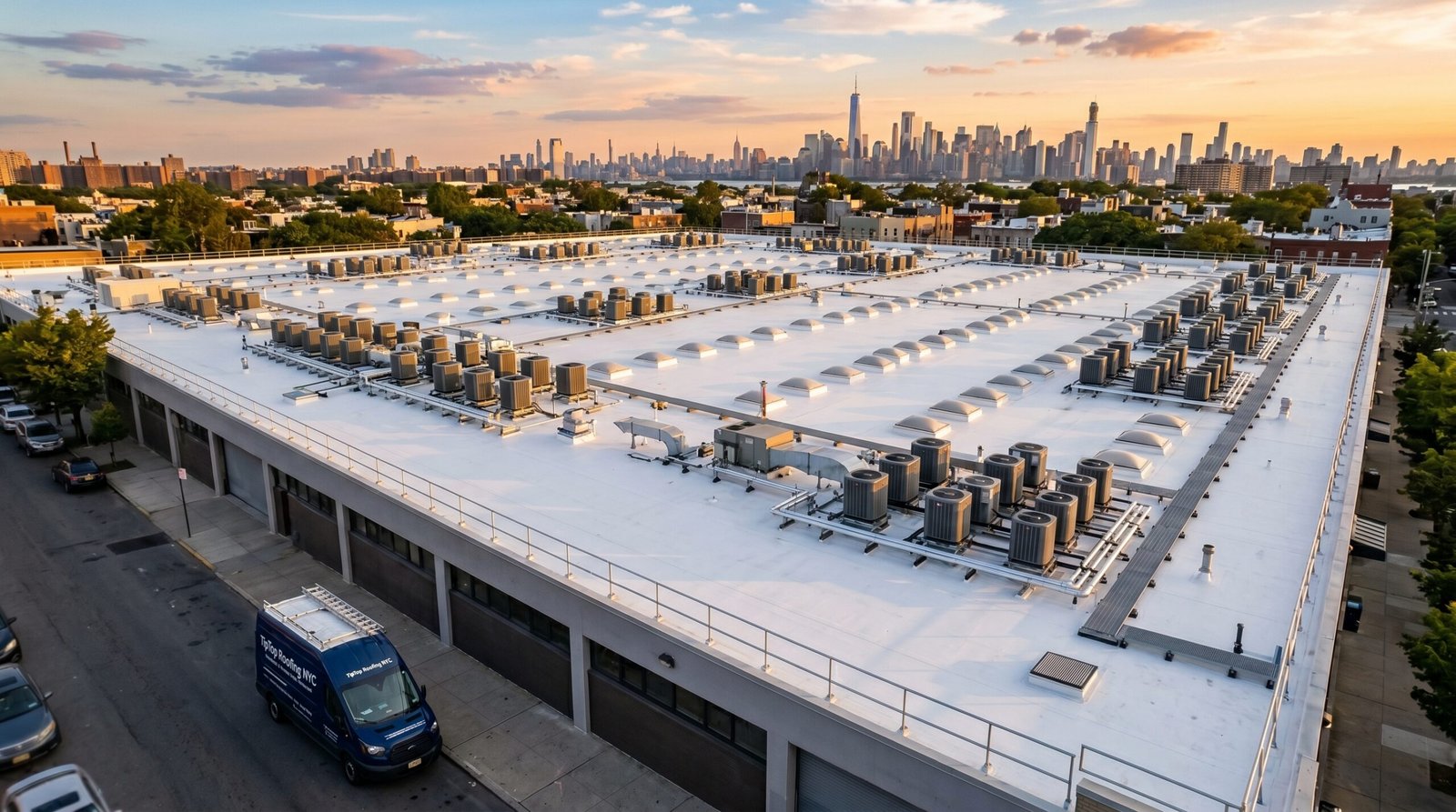 flat roofing in Queens