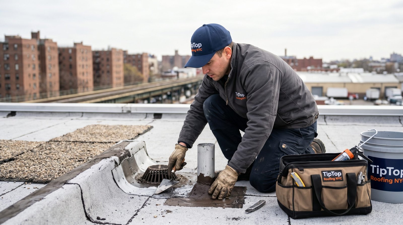 flat roofing in Queens