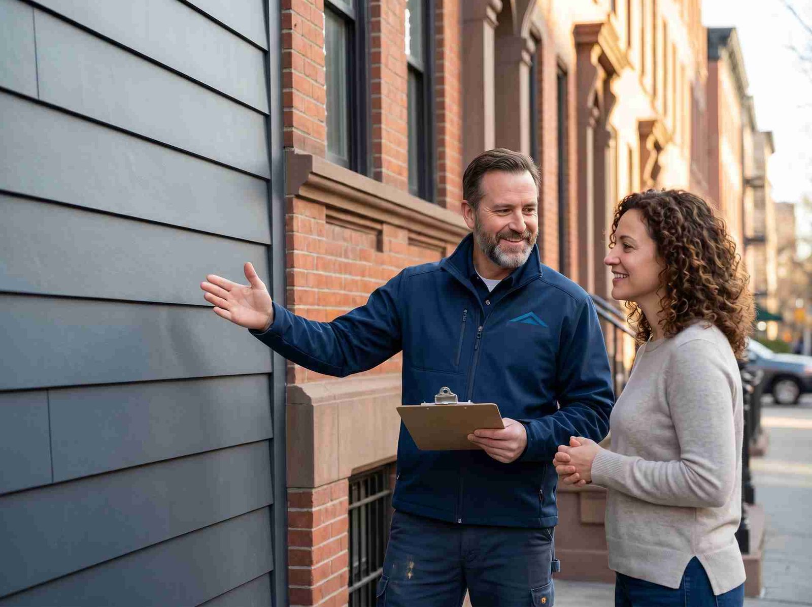 Siding in Manhattan
